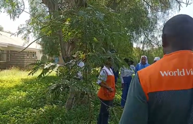 FMNR field demonstration by World Vision